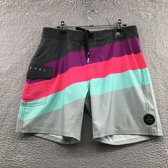 Rip Curl Men's 18" Swim Trunks Shorts Multi 31 - Picture 1 of 3